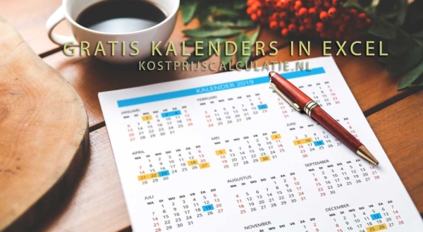 Gratis Kalender In Excel 19 Ontwerpen Voor Jaar Maand Week En Dag