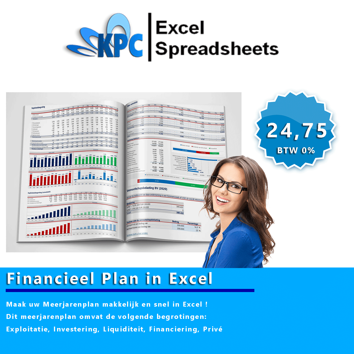Financieel Plan In Excel Kostprijscalculatie