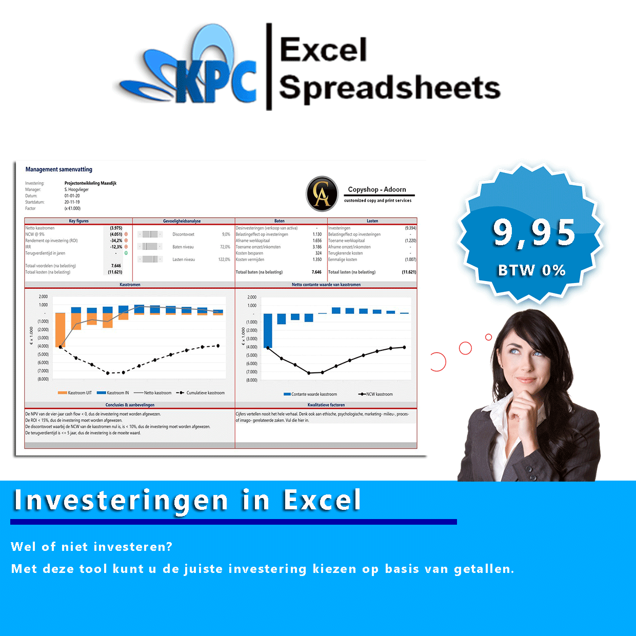 Investeringen in Excel