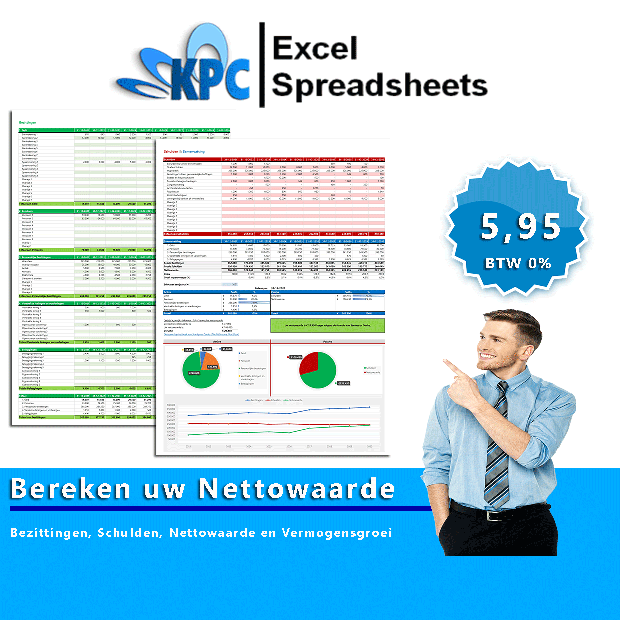 Nettowaarde-berekenen-in-Excel